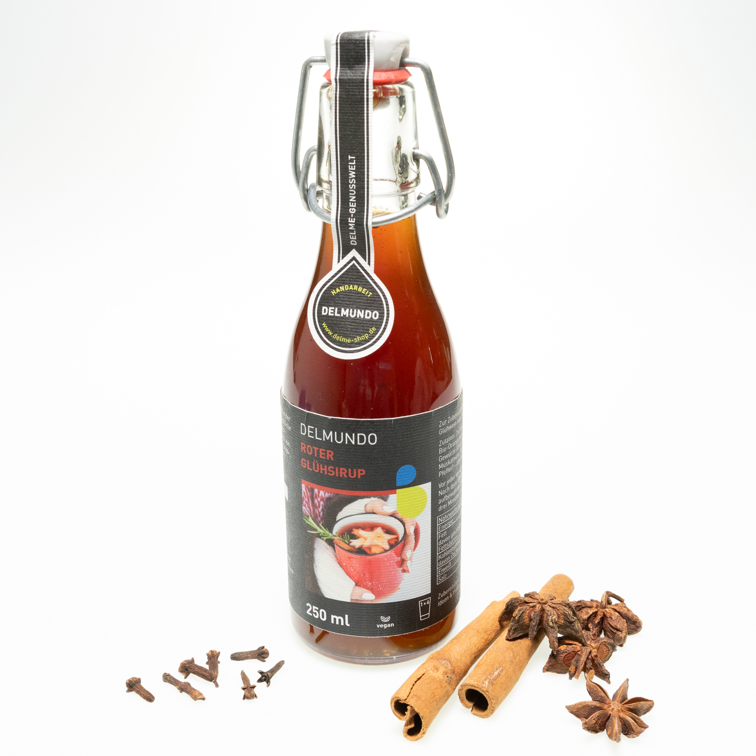 Roter Glühsirup (250 ml)