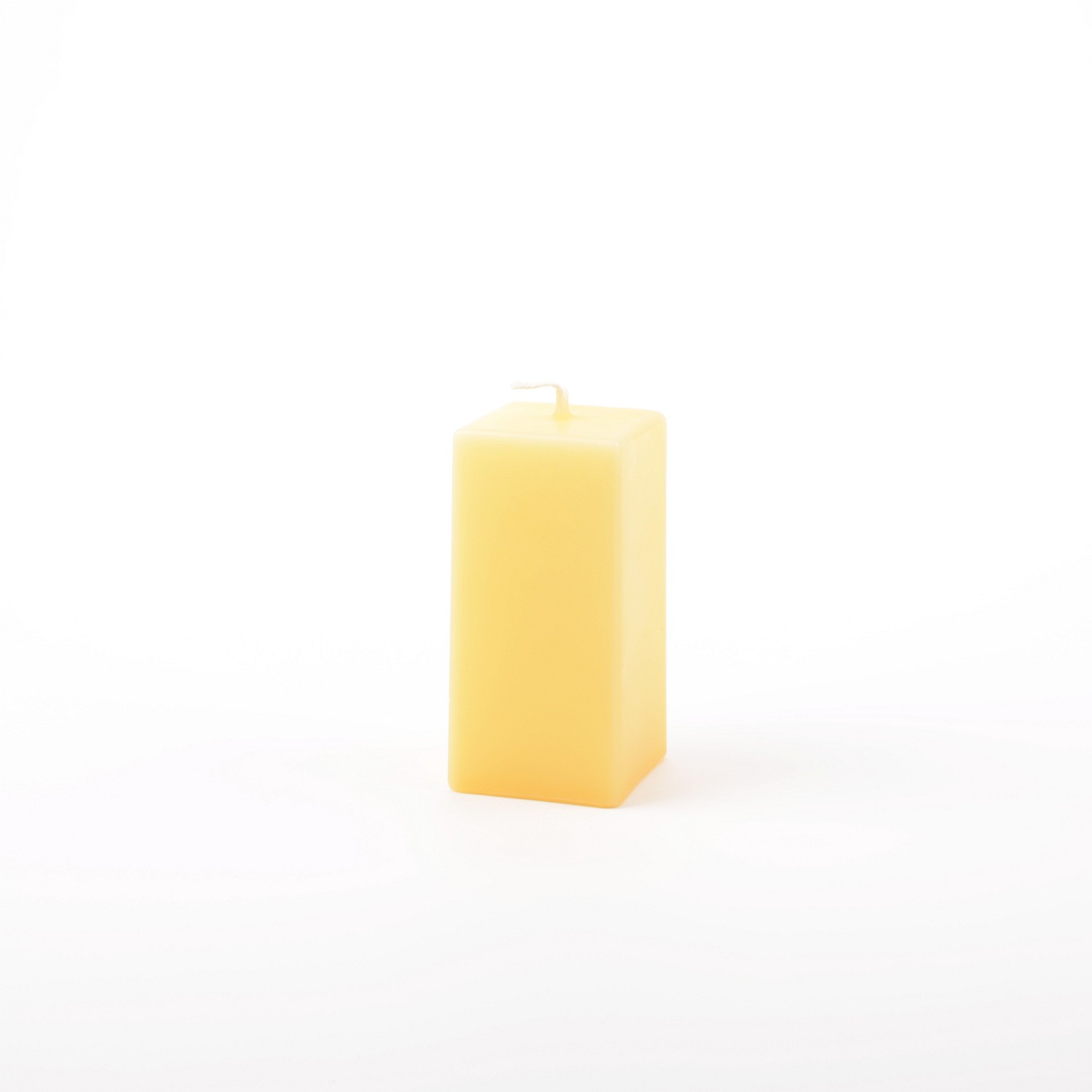 Viereck-Kerze "Glatt" (Höhe 9,5 cm)