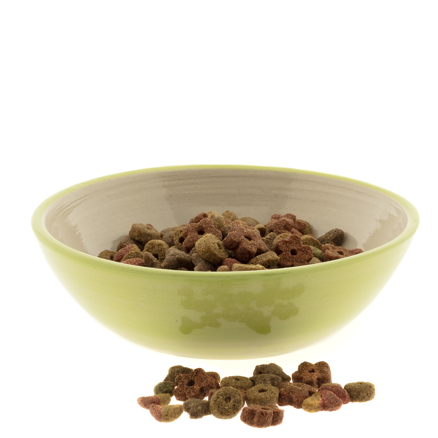 Katzenfutternapf aus Keramik (200 ml), hellgrün