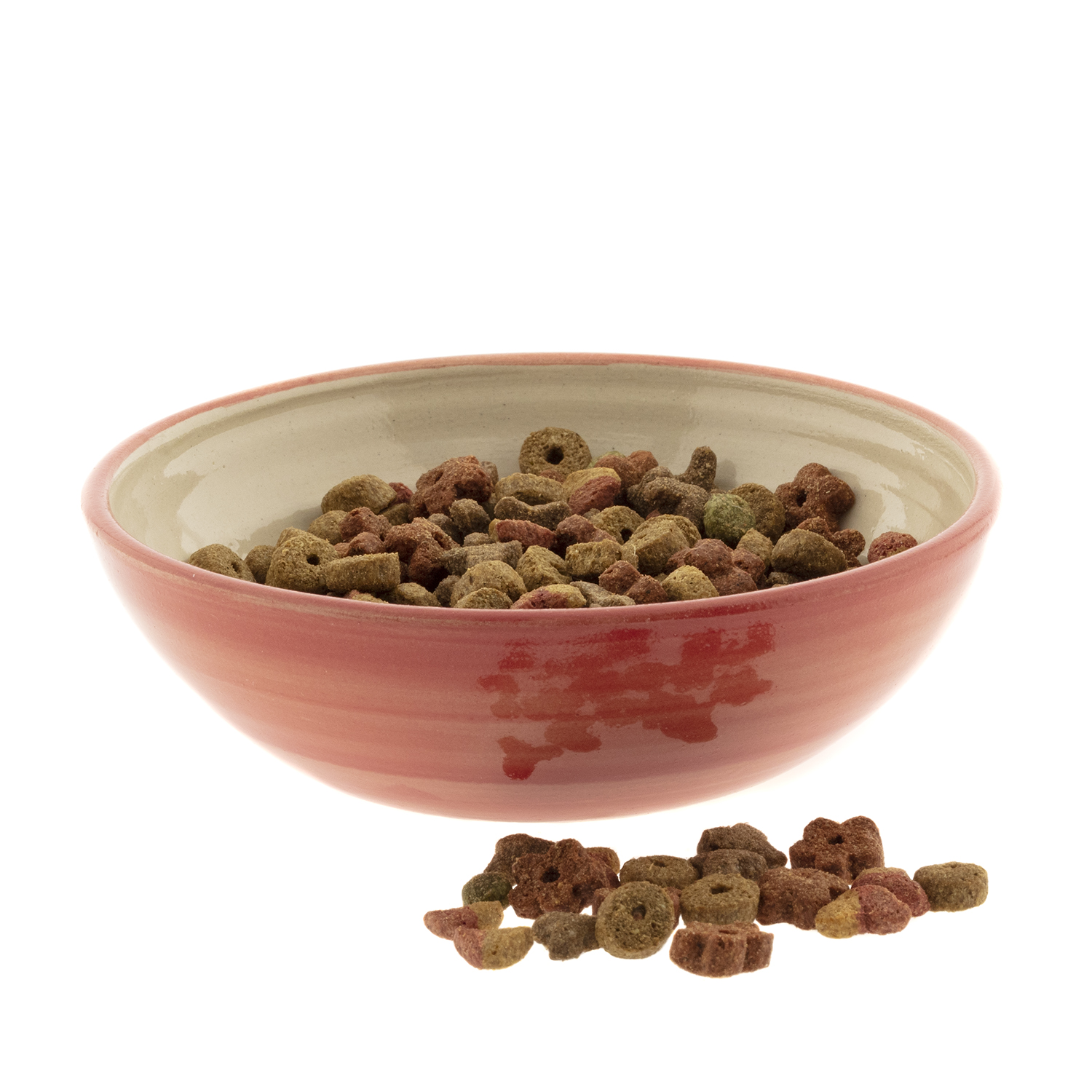Katzenfutternapf aus Keramik (200 ml), rot
