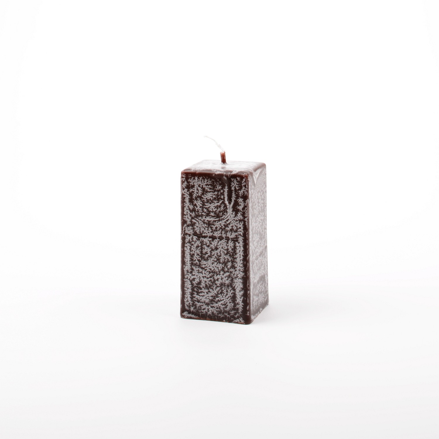 Viereck-Kerze "Frost" (Höhe 9,5 cm)