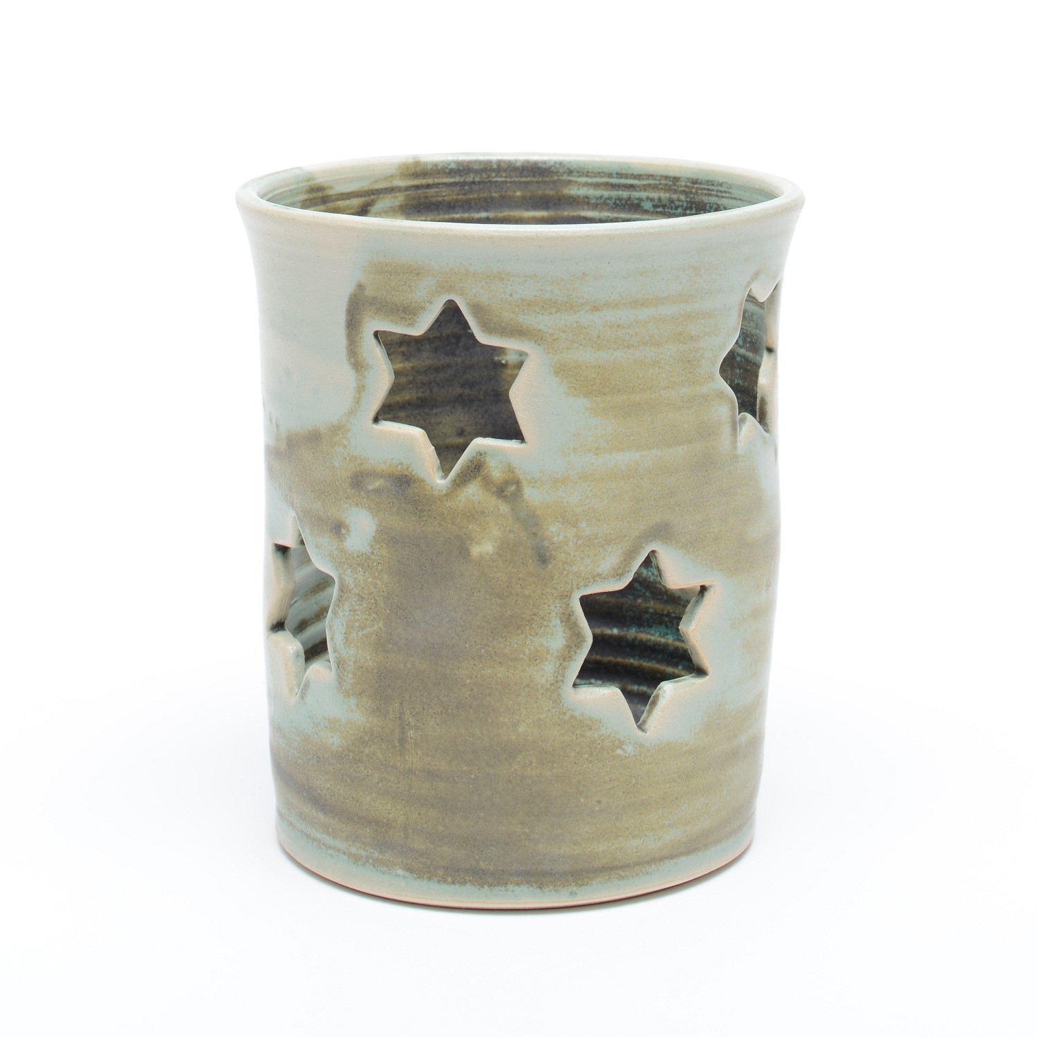 Kerzenlicht "Stern" aus Keramik