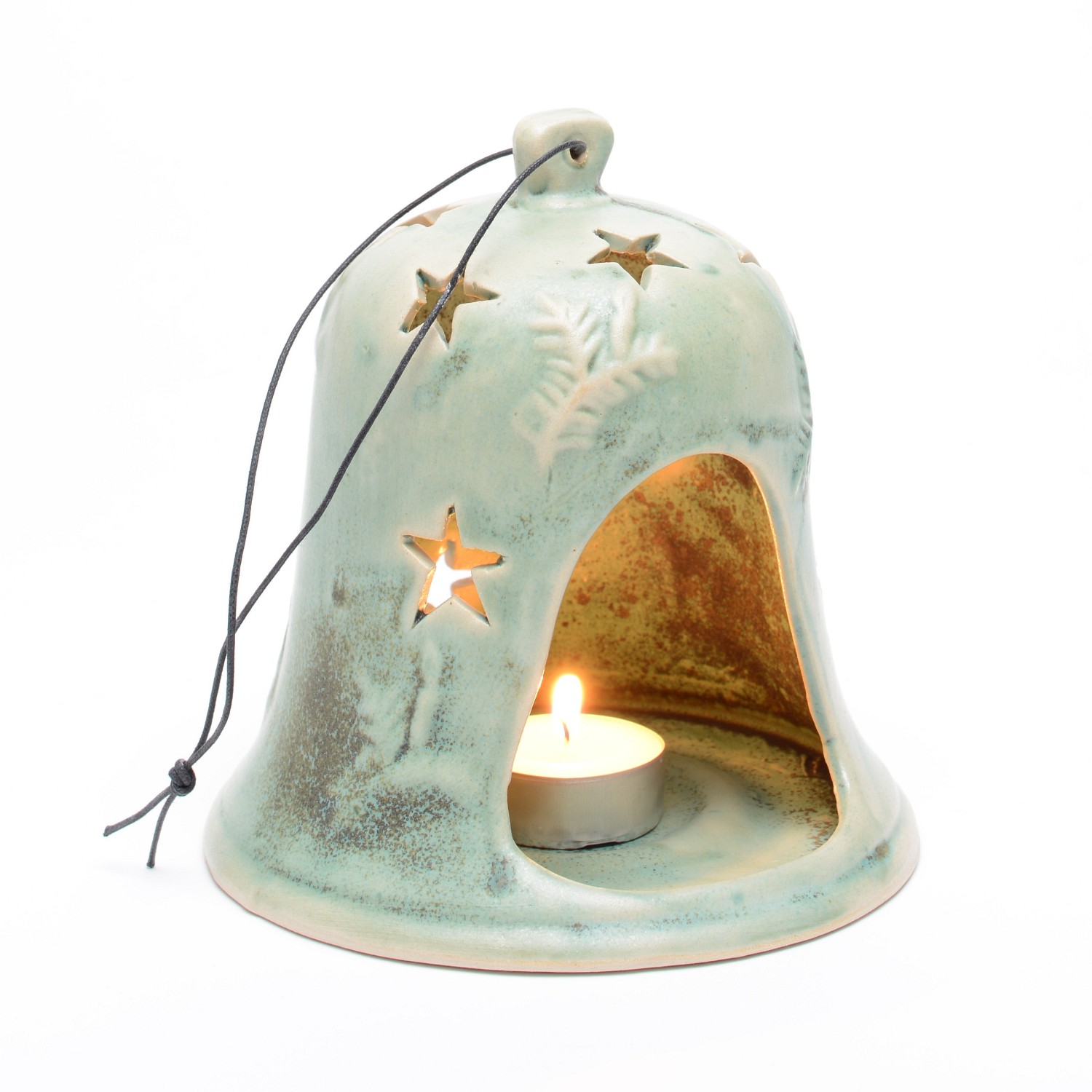 Kerzenlicht "Glocke" aus Keramik