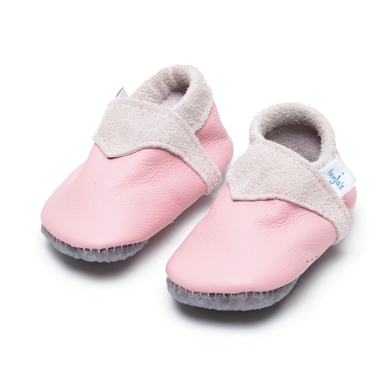 Baby-Lederschuhe "Lieblingsfarbe", rosa