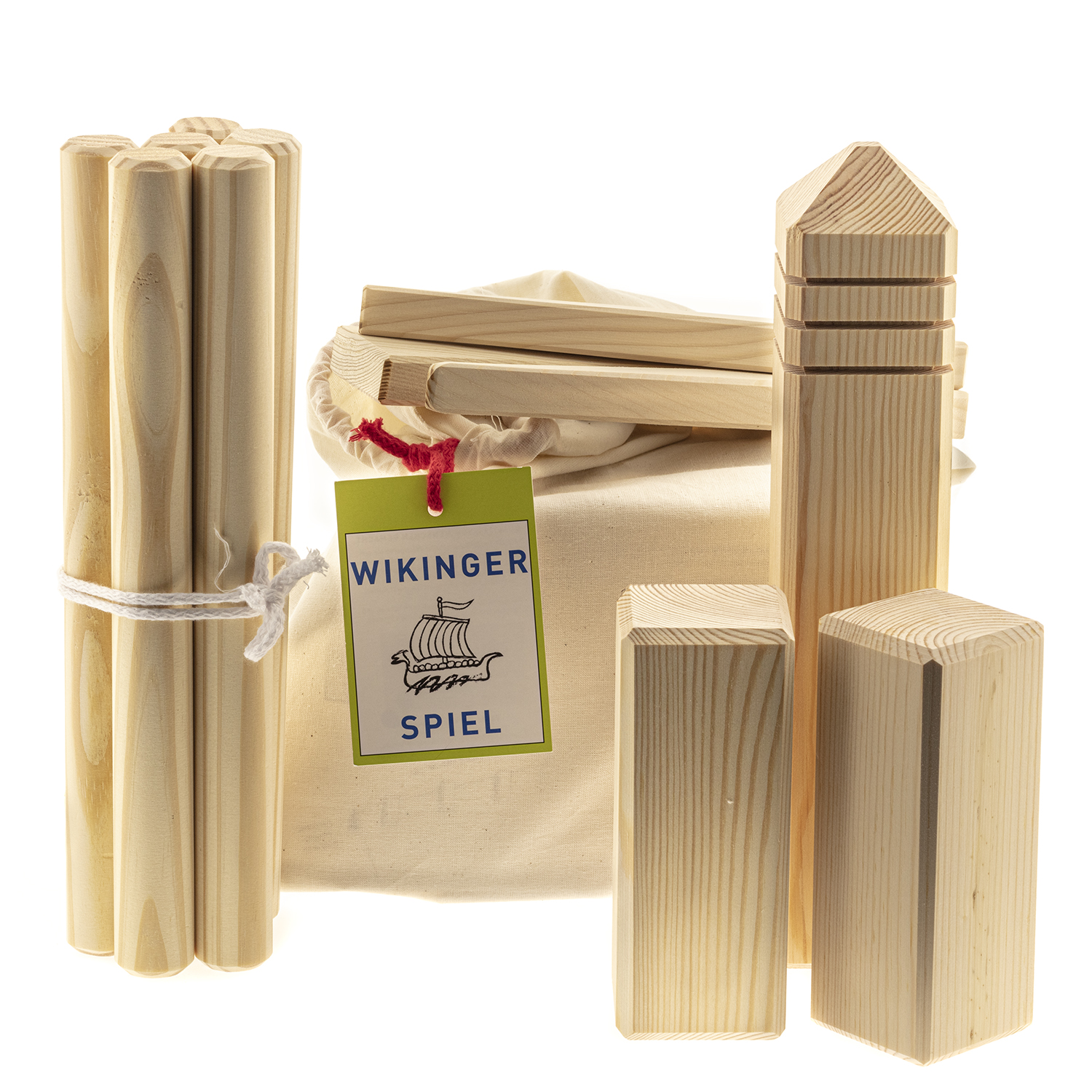 Kubb/ Wikingerschach - Wurfspiel aus Holz