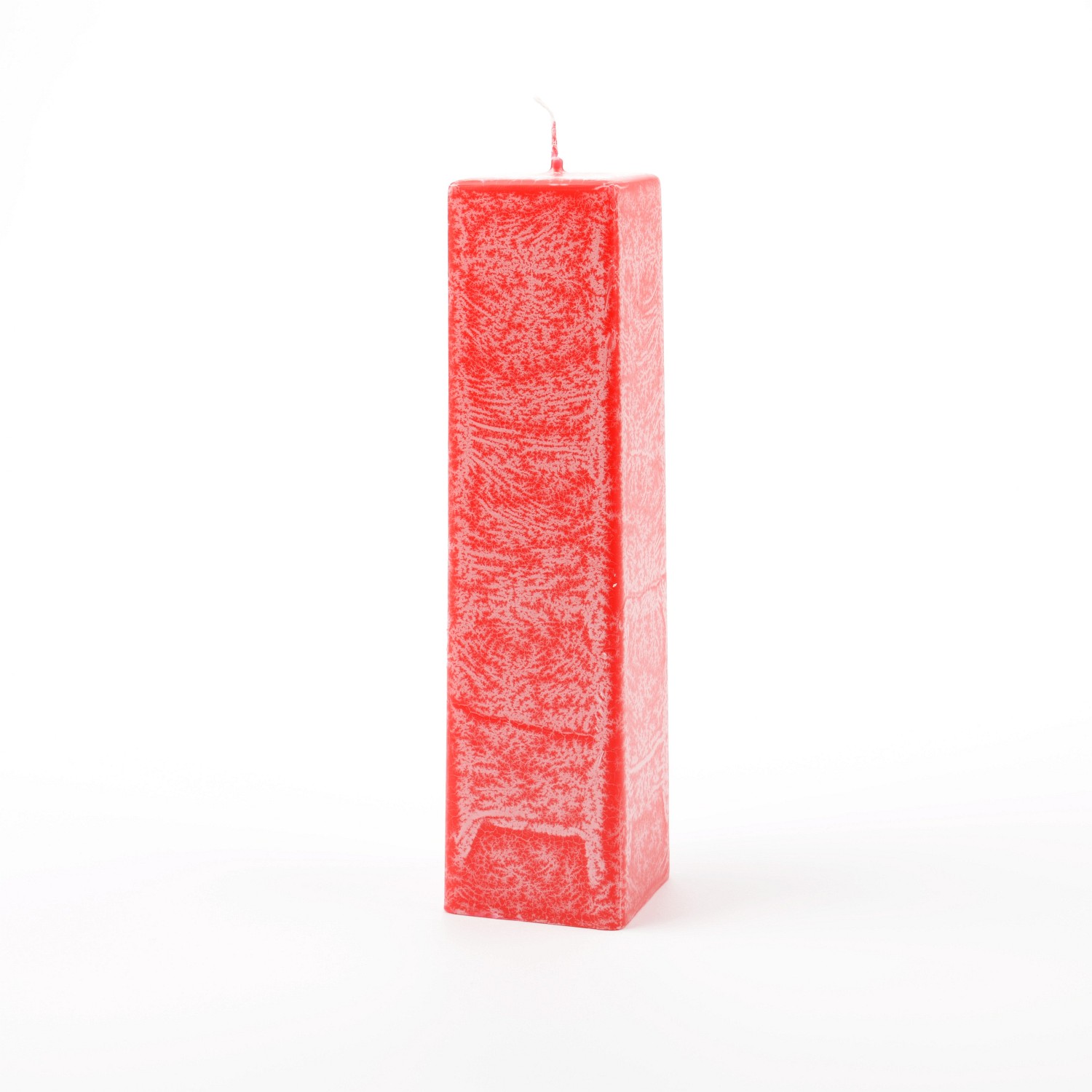 Viereck-Kerze "Frost" (Höhe 19,5 cm)
