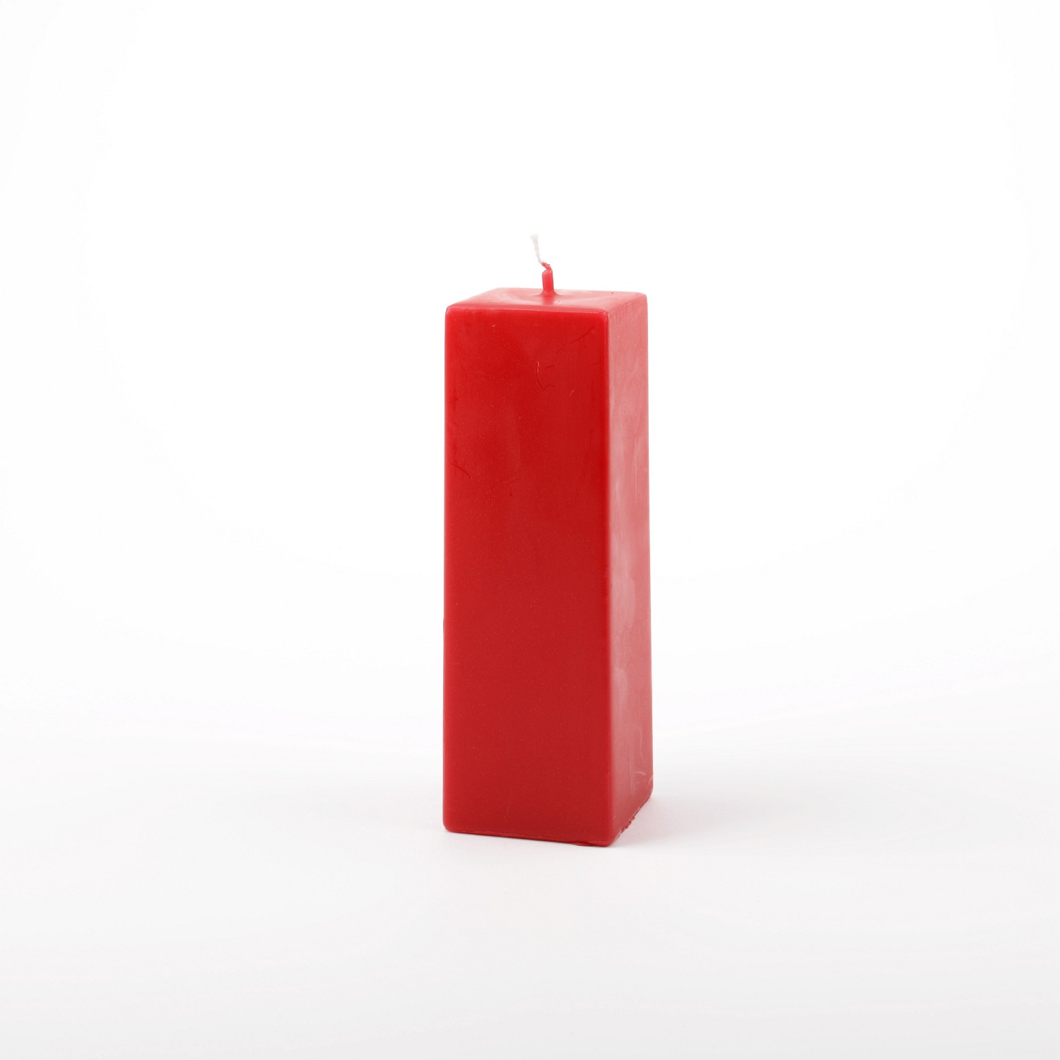 Viereck-Kerze "Glatt" (Höhe 14,5 cm)